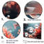 Monochromes coraux et poissons gris dansant sur toile-2021779236-2021779239