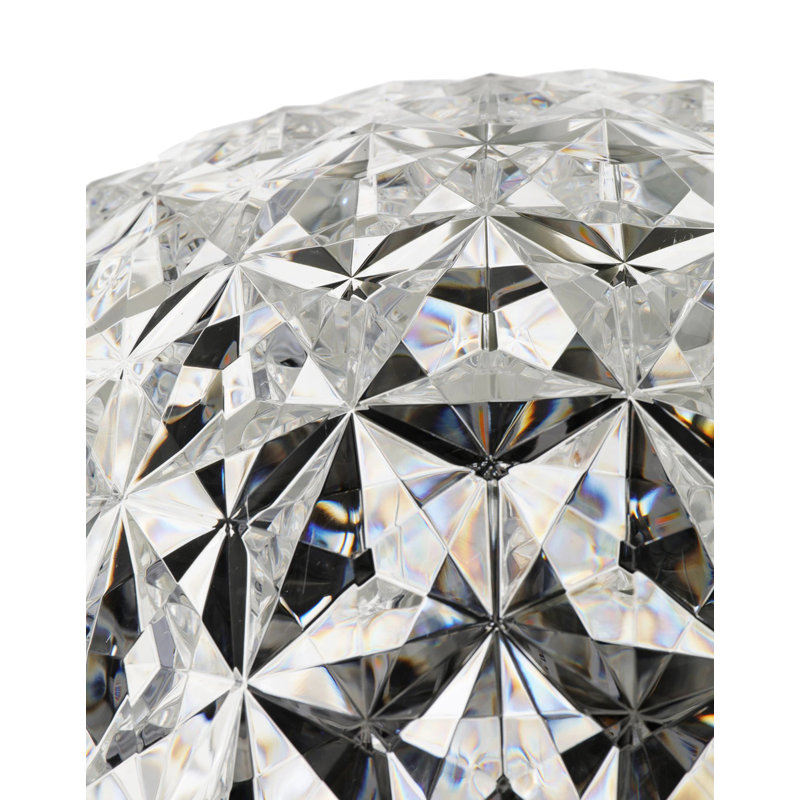 Lampe sur pied à DEL Planète, Cristal, 63 po