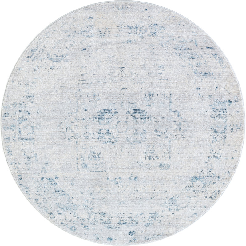 Glasford Oriental Indoor Rug, Round 3'10"