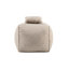 Fauteuil à billes d'extérieur Lemoore, beige foncé