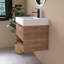 Ensemble de meuble-lavabo mural 30 po avec lavabo à surface solide avec lavabo