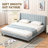 Linvel Upholstered Wingback Platform Bed-1546775925-1546775915