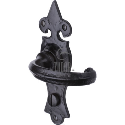 Heritage Brass The Tudor Door Handle for Bathroom Wroxeter Design