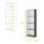 Zachary Shelves Bookcase