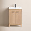 Ensemble de meuble-lavabo simple 24 po Dansfield-235260426-235260429