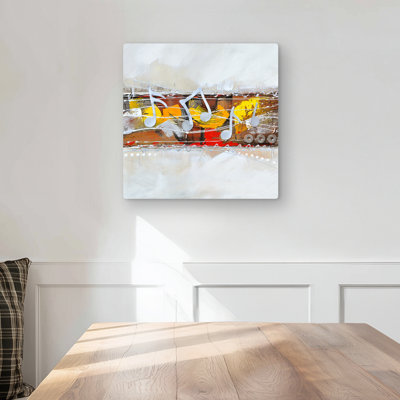 Harmony - Contemporary Musical Metal Print for Home Decor
