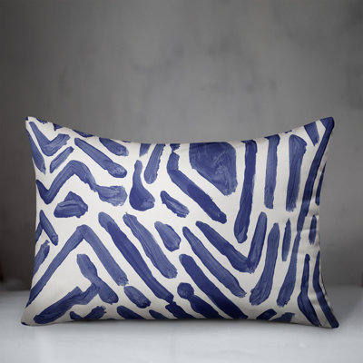 Abstract Outdoor Reversible Throw Pillow