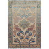 Hand-Knotted High-Quality Orange Area Rug