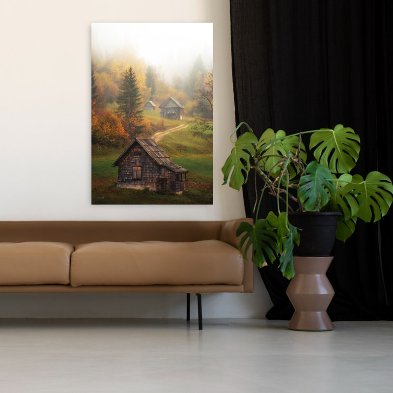 Art contemporain d'automne contemporain, H 48 po x l 32 po