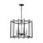 Lustre tambour unique à 6 lumières