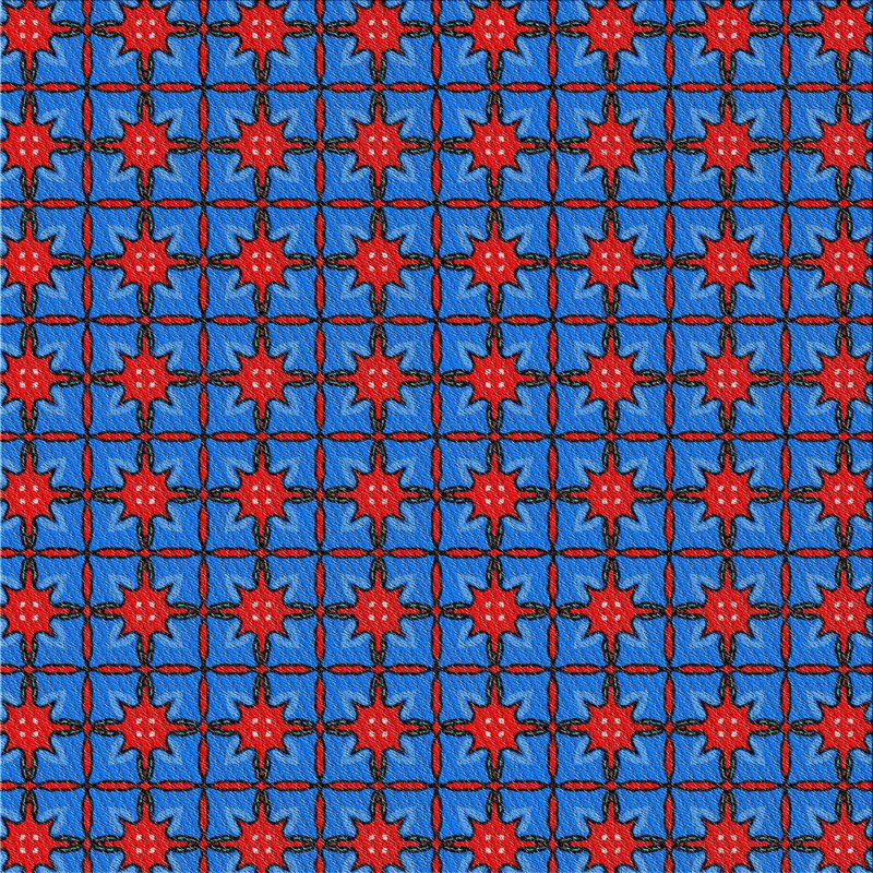 Geometric Indoor Rug, Square 7'