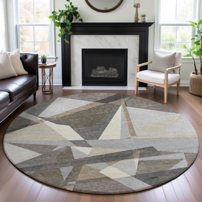 Tapis géométrique Premium lavable à la machine Harjo AMF1609
