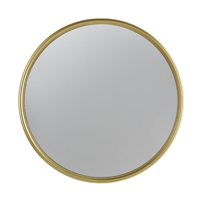 D11" Round Mirror, Circle Mirror With Iron Frame For Living Room Bedroom Vanity Entryway Hallway