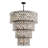 Windsor 21-Light 4-Tier Crystal Chandelier - Carbon/Havana Gold