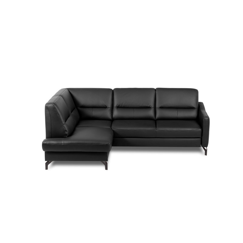 4 Seater Corner Sofa , Left Hand Facing, Black