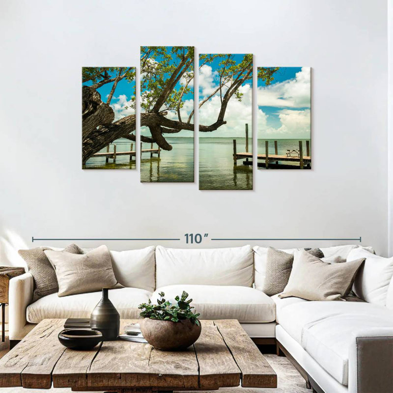 Mehar Key West Dock, H 48 po x l 75 po