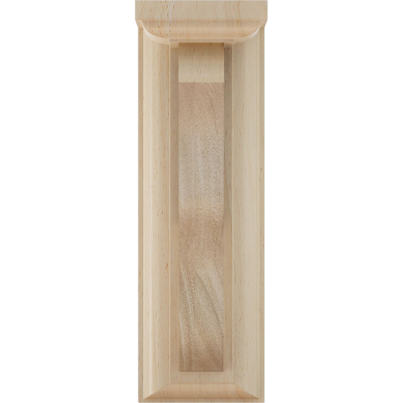 Support traditionnel Hamilton, Hévéa, H 7 po x l 2,25 po x P 5 po