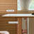 Beige Rock Slab Rectangular Dining Table Sets-1156532482