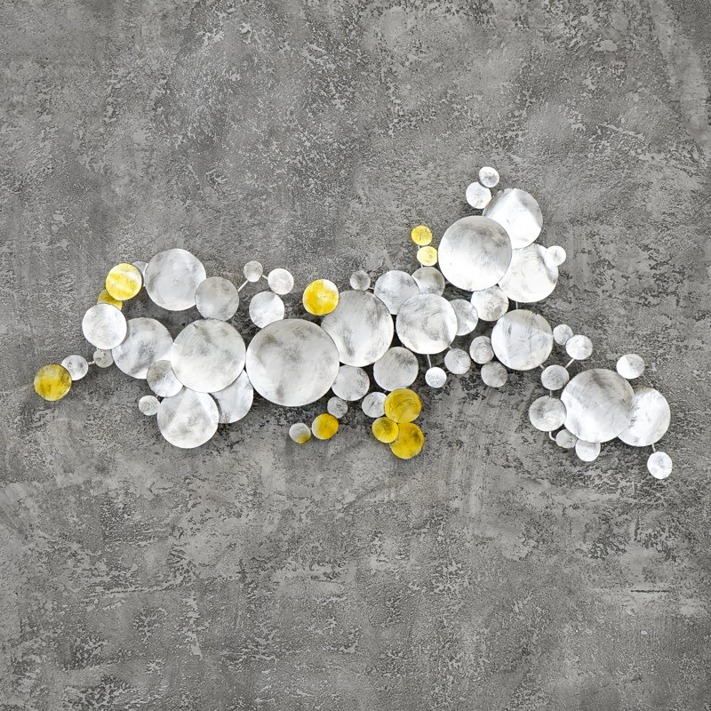 Glam Geometric Wall Decor on Metal