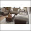 Causeuse convertible rembourrée avec rangement, chenille en polyuréthane beige / brun-998125900-998125897