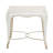 London Place Rectangular End Table - Creamy Pearl