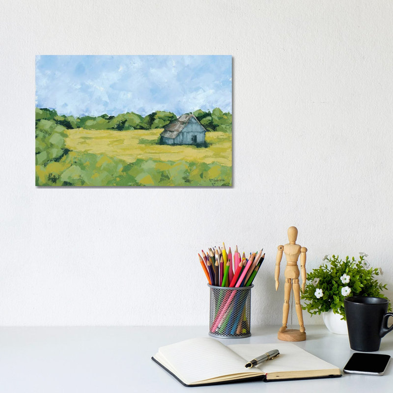 Spring Meadow by Jennifer Holden - Wrapped Canvas Print, 20.32 cm H x 30.48 cm W