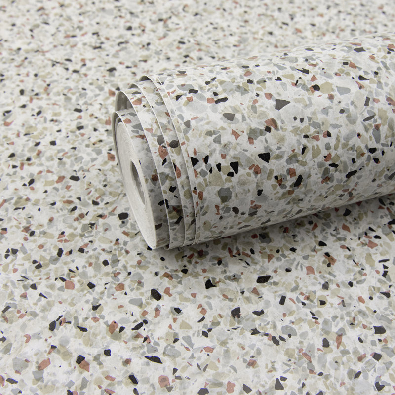 Adhésif décoratif pour fenêtre Terrazzo