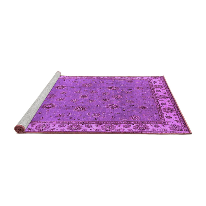 Lekeysha Oriental Indoor Rug, Round 6'