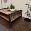 Table basse avec rangement de style traîneau
