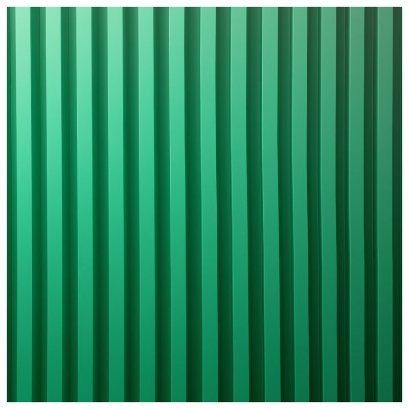 Rideaux vert à rayures verticales, voilages et voilages à rayures - 1 panneau, 50 po x 92 po - 1 panneau, Transparent