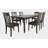 Aashma 6 - Person Extendable Solid Wood Top Four Leg Dining Set-651349206-651247098-651349207