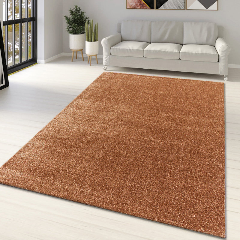 Nayara Solid Colour Area Rug, Rectangle 80 x 150cm