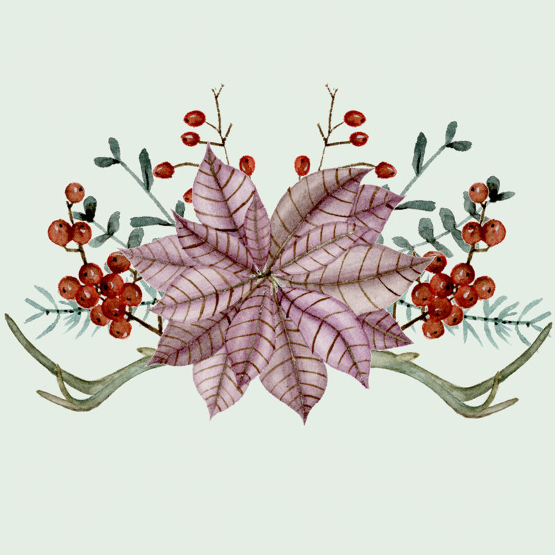 Christmas Wish II by Melissa Wang - Wrapped Canvas Painting, 30cm H x 30cm W