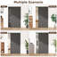Portes coulissantes en bois manufacturé en forme de K avec trousse de quincaillerie d'installation-107794533-107794536