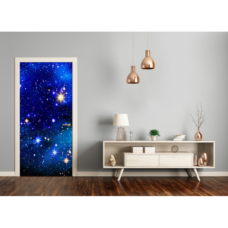 Starry Sky Adhesive Door Decal