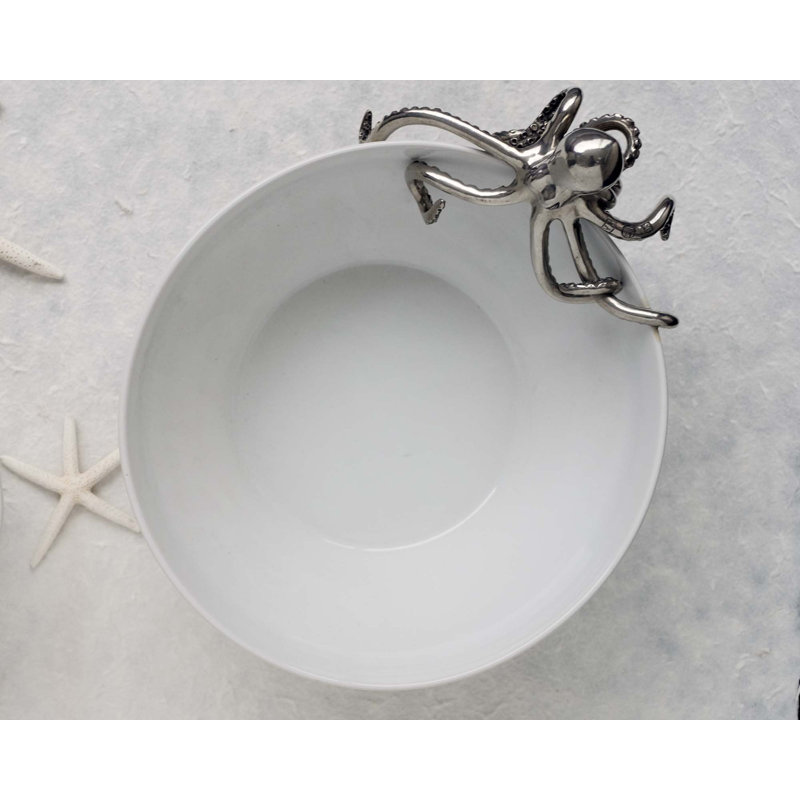 Sea And Shore Stoneware Dessert Bowl