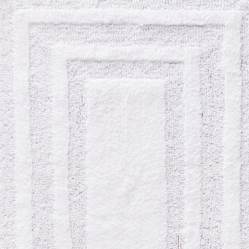 Ensemble de tapis de bain en coton 2 pièces Eddie Bauer Logan, Blanc