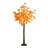 Pre-Lit Autumn Maple Artificial Fall Tree With 660 Warm White LED Lights-1633705713