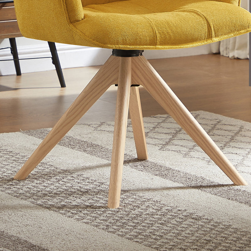 Task Chair, Yellow Fabric