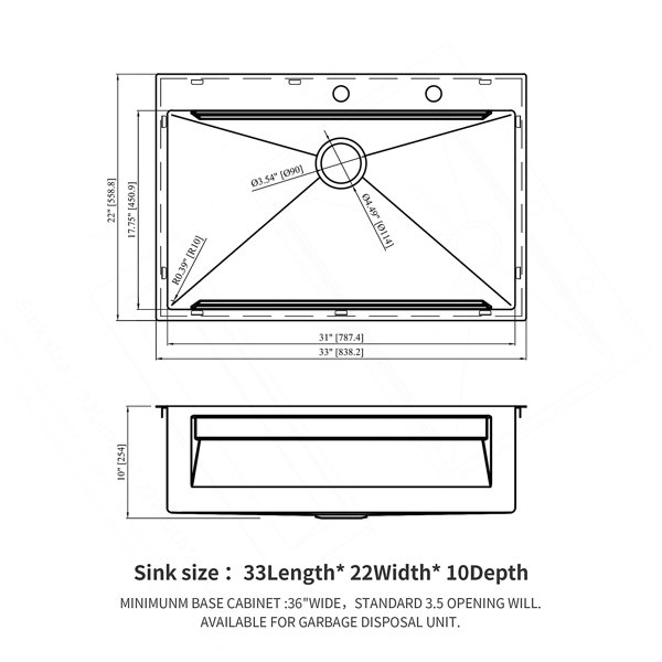 Dimensions du produit