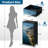 4 Drawer Dresser for Bedroom, Narrow Chest of Drawers, Wooden Top and Study Iron Frame 18"x37.5"-(WxH)