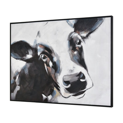 «Lucy the Cow», art mural encadré