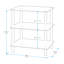 McIntire 40cm W Stainless Steel Shelving Unit