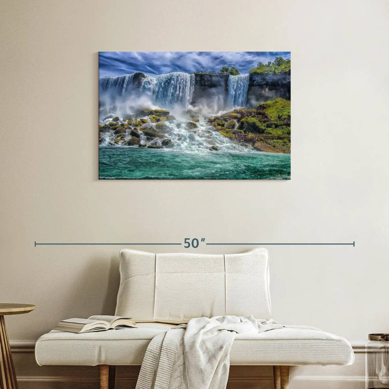 Alvord Niagara Falls Stream, 24" H x 36" W