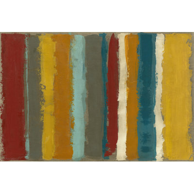 Vibrant Striation I by Megan Meagher - 1 Piece Wrapped Canvas Wall Art