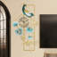 Horloge murale paon
