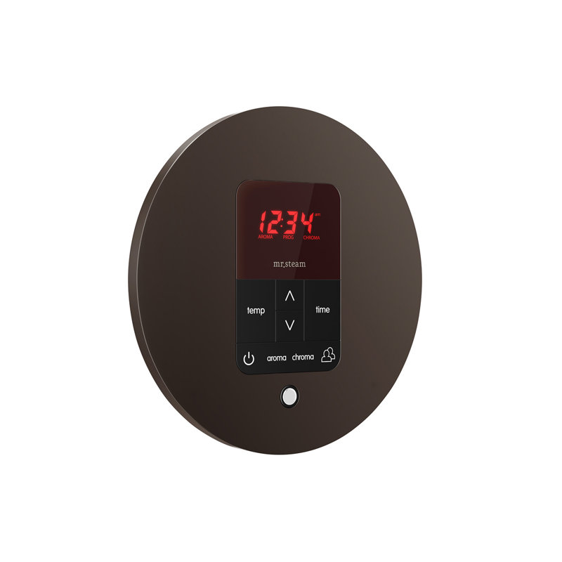 Thermostat et saunacore offre de douche rond itempo plus, Bronze huilé