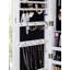 Armoire à bijoux pour armoire, grand rangement verrouillable avec miroir autoportant sans cadre