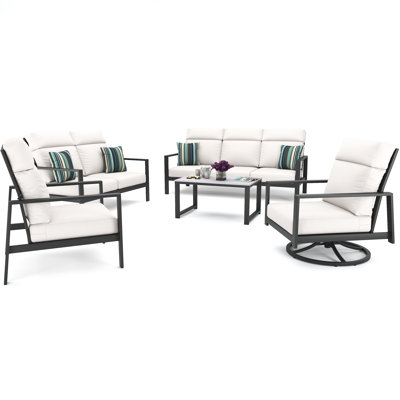 Syren 7 Person Seating Group With Sunbrella Cushions