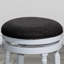 Tabouret 30 ", siège en tissu fini-1434345886